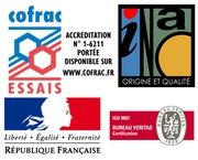 Accréditations Cofrac du laboratoire